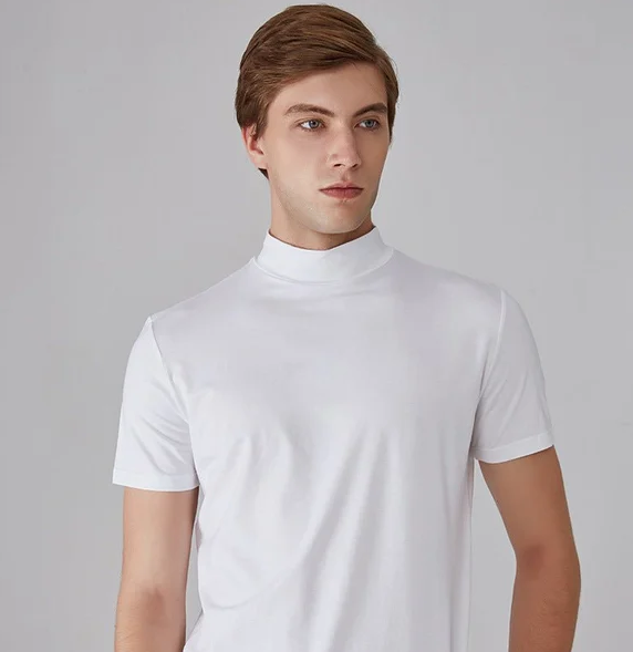 Stilla | Herres turtleneck skjorte