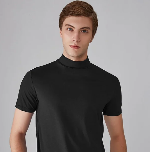 Stilla | Herres turtleneck skjorte