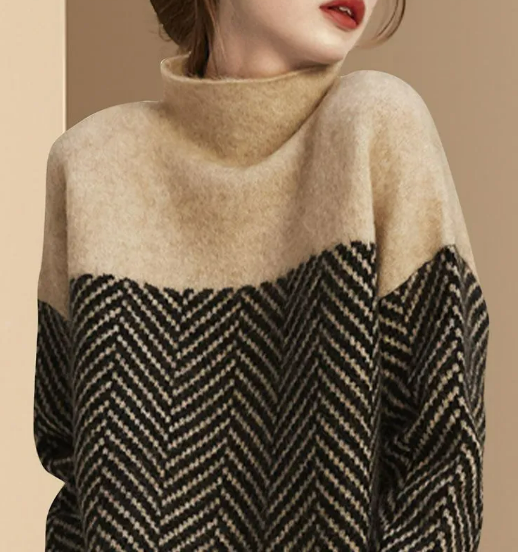 Stilla | Premium Rullekrave Strikpullover