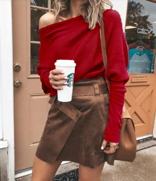 Stilla | Premium Off-Shoulder Sweatshirt