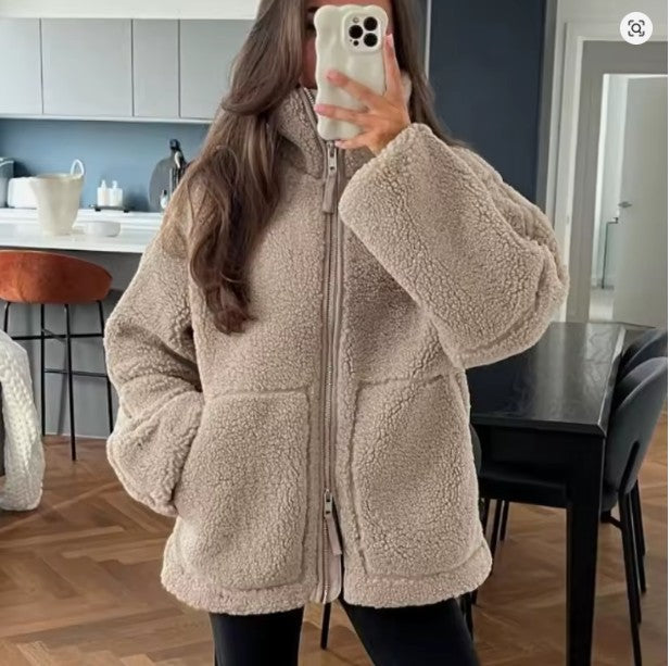 Stilla | Zip Sherpa Jakke