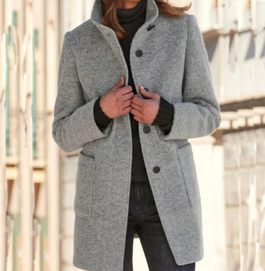 Stilla | Stilfuld og Elegant Button-Down Frakke
