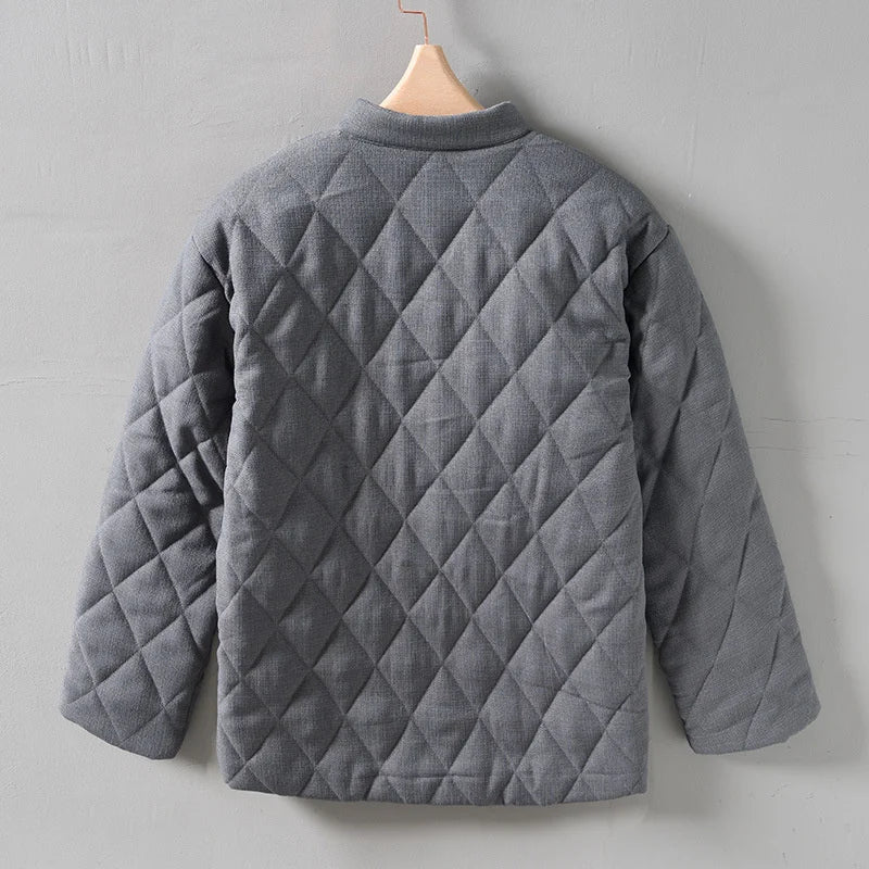 Stilla | Sommersk Jackets til mænd med knapper og rhombusformet quilting