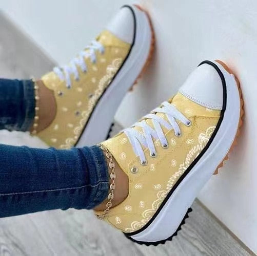 Stilla | Sneakers Snøreløse Platform Sko
