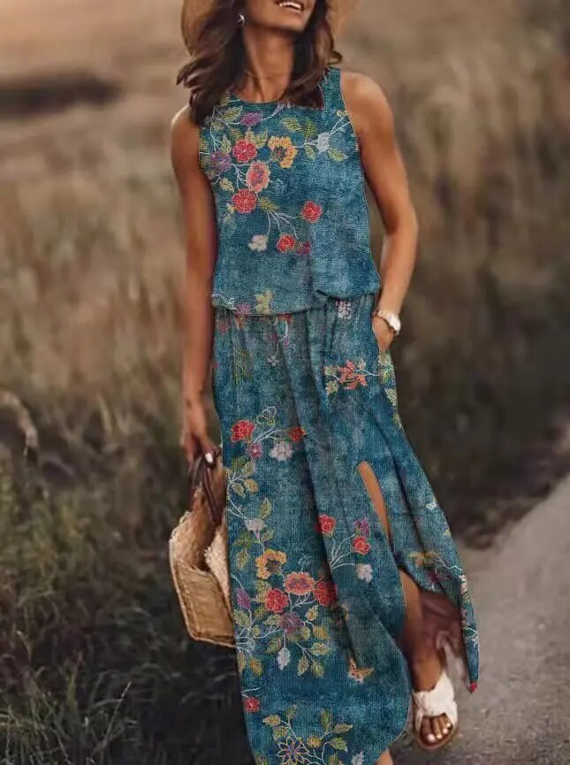 Stilla | Elegante Lang Maxi Kjole