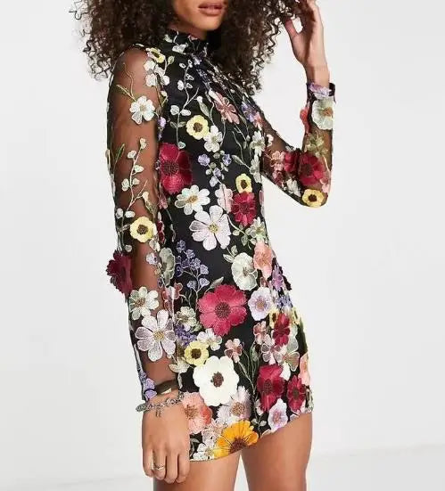 Stilla | Tresproget Blomsterkjole