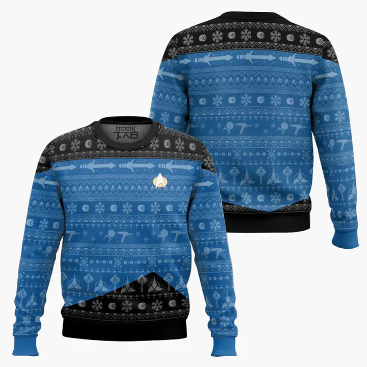 Stilla | Star Trek Pullover - Geek Jule-Sweatshirt til Fans, Vinter Fritid