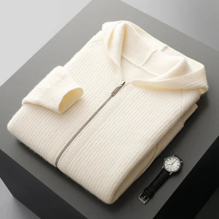 Stilla | Cashmere Lynlås Hoodie