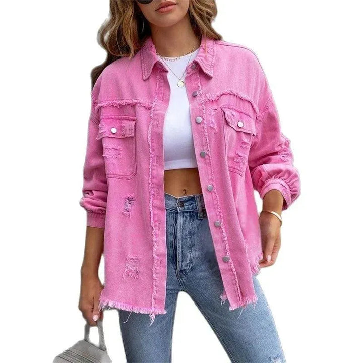 Stilla | Overstørrelse Denim Jakke til Damer