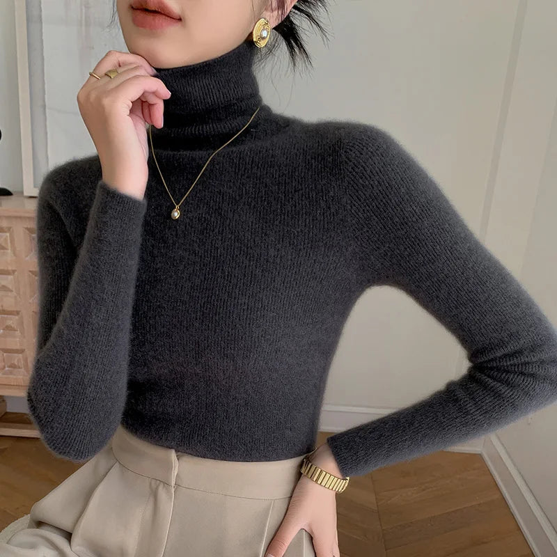 Stilla | Rullekravepullover Af Uld
