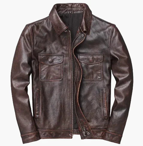 Stilla | Bikerjakke I Klasisk Moto-Stil - Slim Fit Mode Overgangsjakke til Fritid og Hverdag