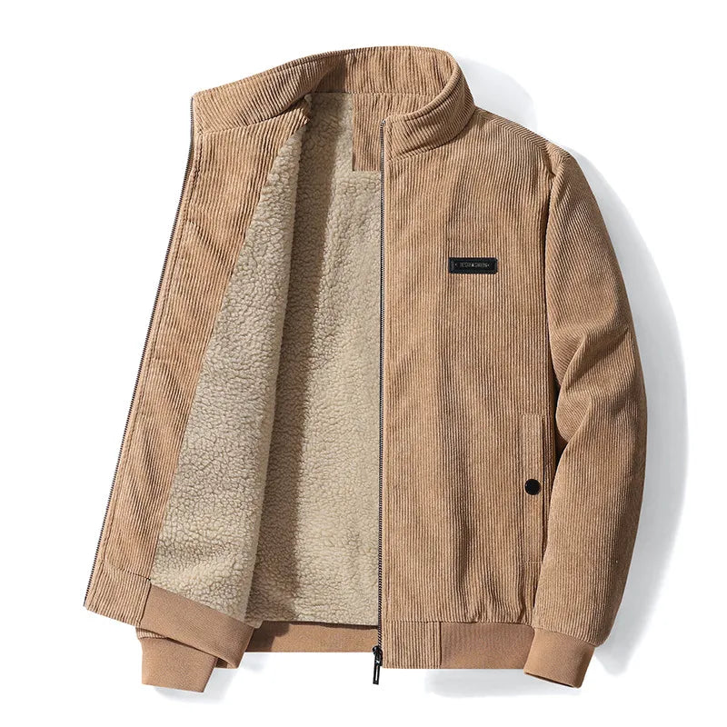 Stilla | Retro-Sherpa-Jakke I Velour