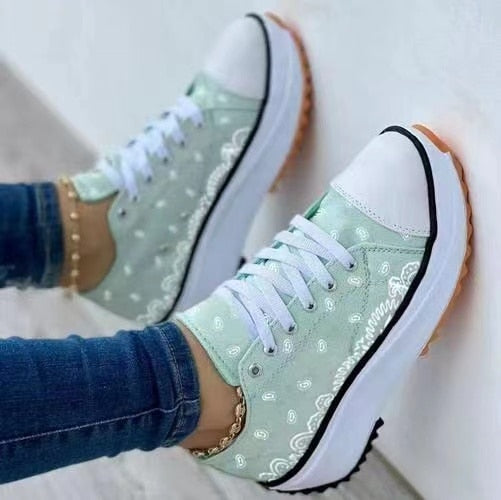 Stilla | Sneakers Snøreløse Platform Sko