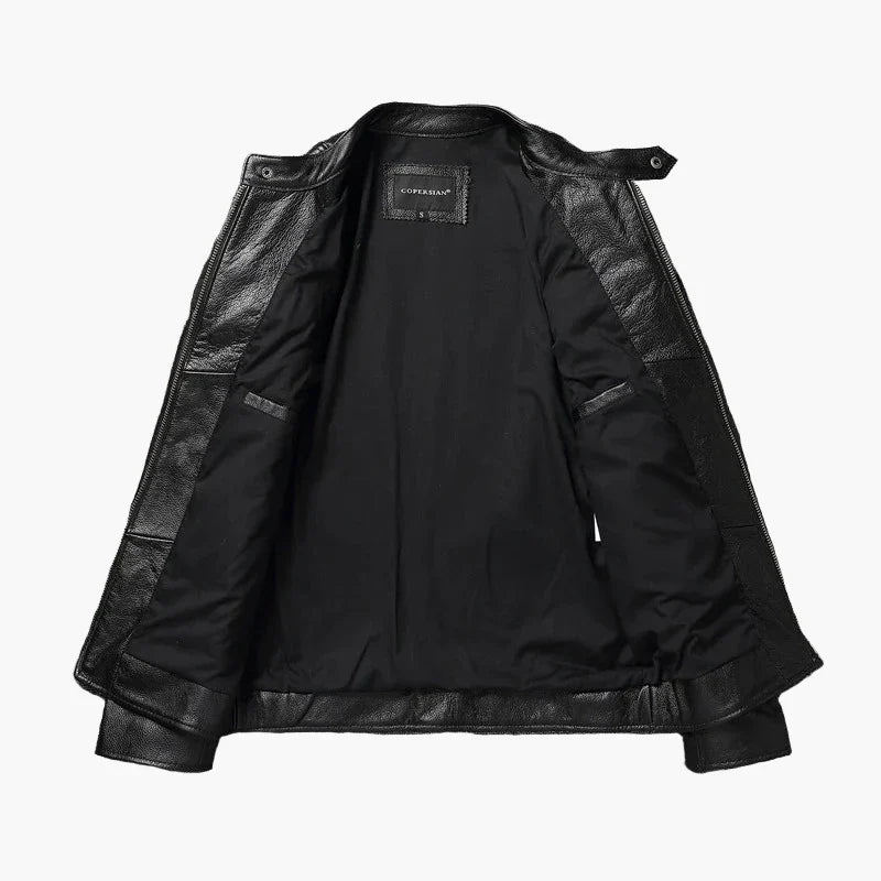 Stilla | Bikerjakke I Klasisk Moto-Stil - Slim Fit Mode Overgangsjakke til Fritid og Hverdag