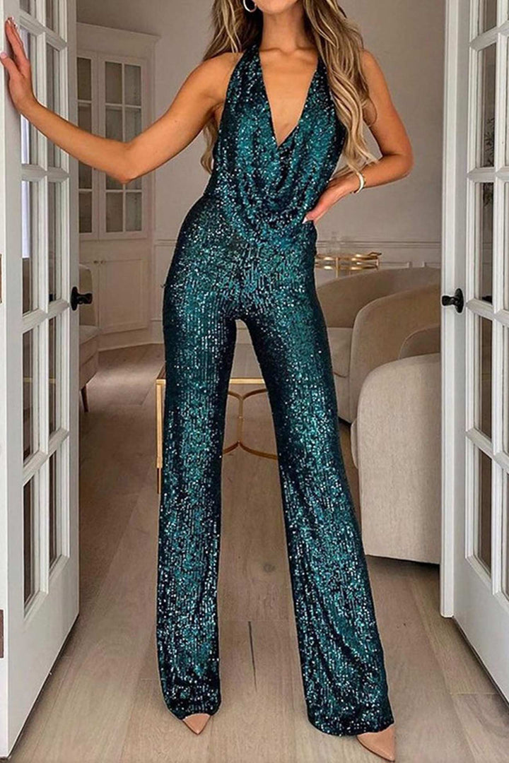 Stilla | Elegante Glitrende Jumpsuit