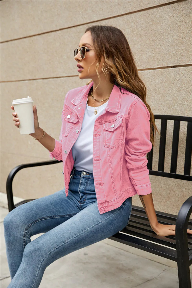 Stilla | Chic Jeansjakke Med Moderne Design