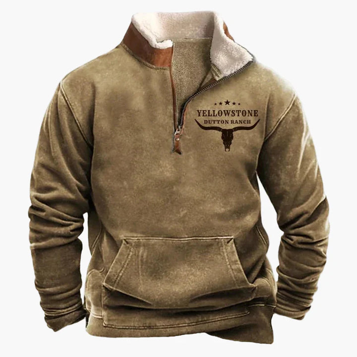 Stilla | Wild West Vintage Pullover - Stilfuld Fritids-Sweater med Western-Charme