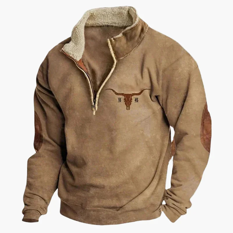 Stilla | Wild West Vintage Pullover - Stilfuld Fritids-Sweater med Western-Charme
