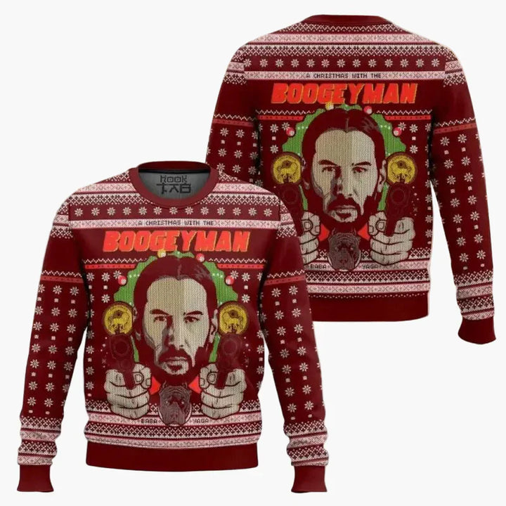 Stilla | Grim Jultrøje - Sjov "Wick-Mas" Pullover til Fans, Jul, Fest