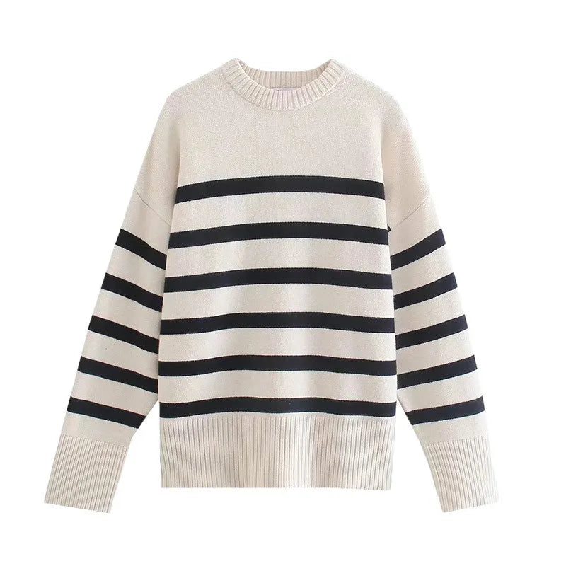 Stilla | Stribet Pullover Sweater