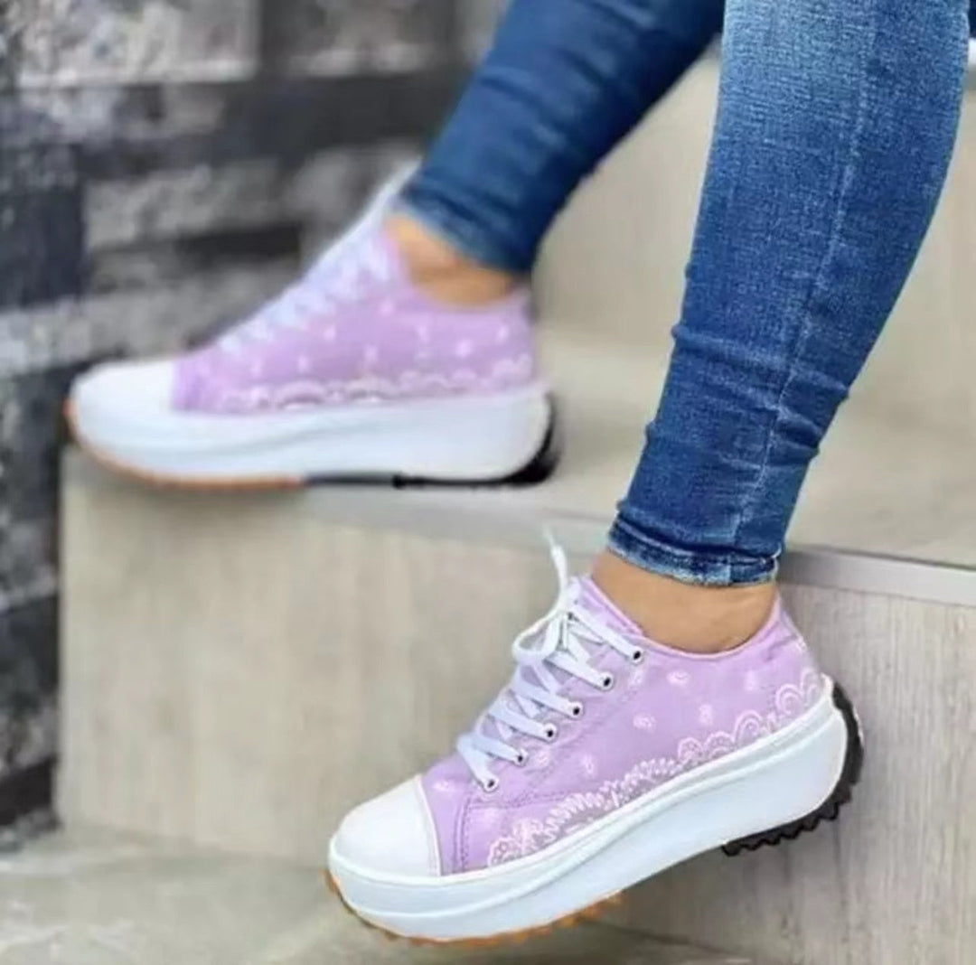 Stilla | Sneakers Snøreløse Platform Sko