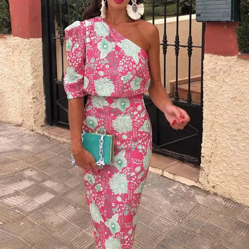 Stilla | Elegante Maxikjole Med Print