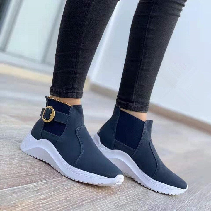 Stilla | Elegante Plateau-støvletter til kvinder – Trendy & Alsidig Stil