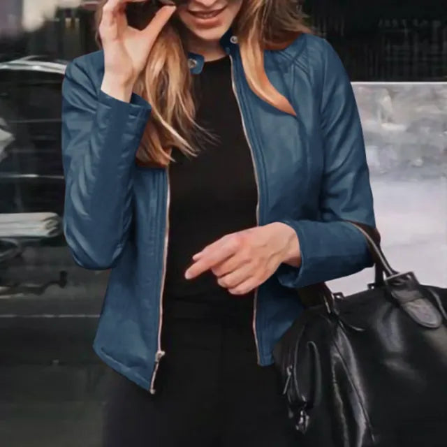Stilla | Slim Fit Læderjakke