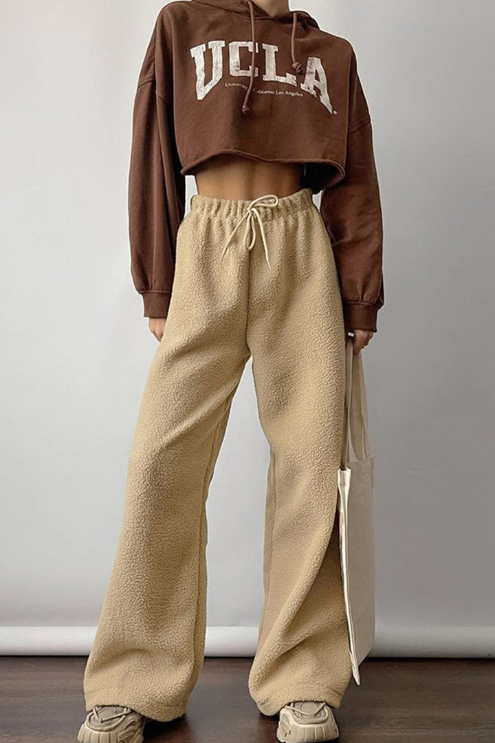 Stilla | Uni Bukser Af Fleece Med Elastisk Liv