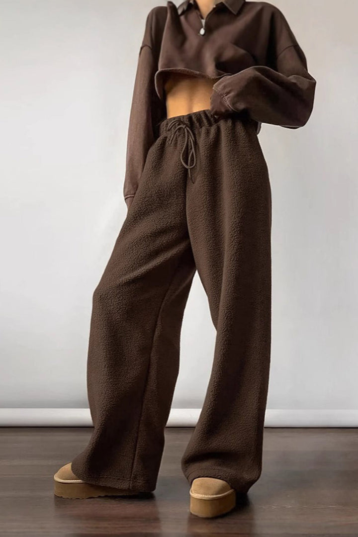 Stilla | Uni Bukser Af Fleece Med Elastisk Liv