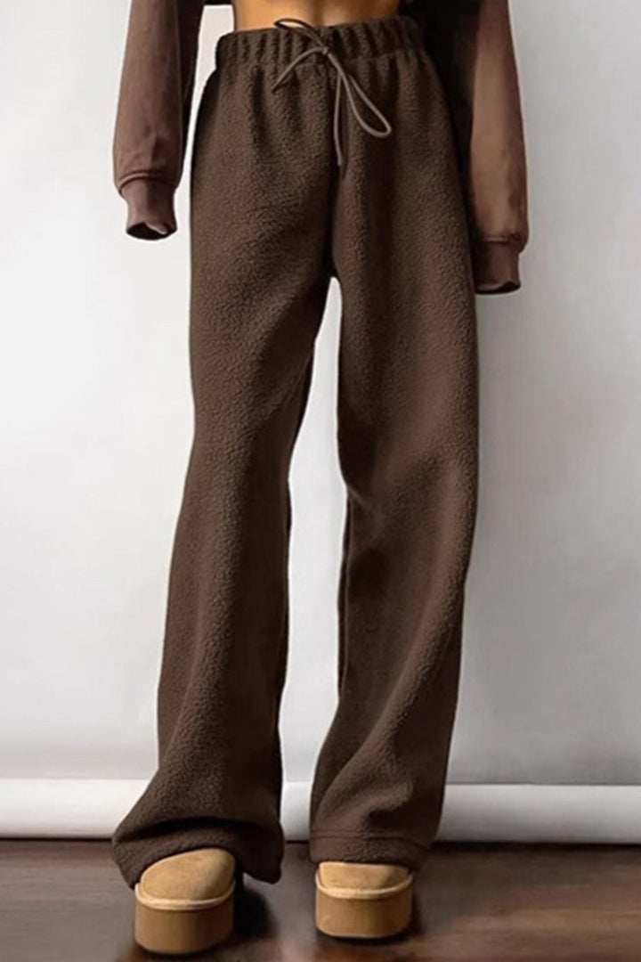 Stilla | Uni Bukser Af Fleece Med Elastisk Liv