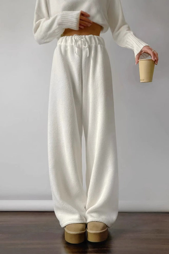 Stilla | Uni Bukser Af Fleece Med Elastisk Liv