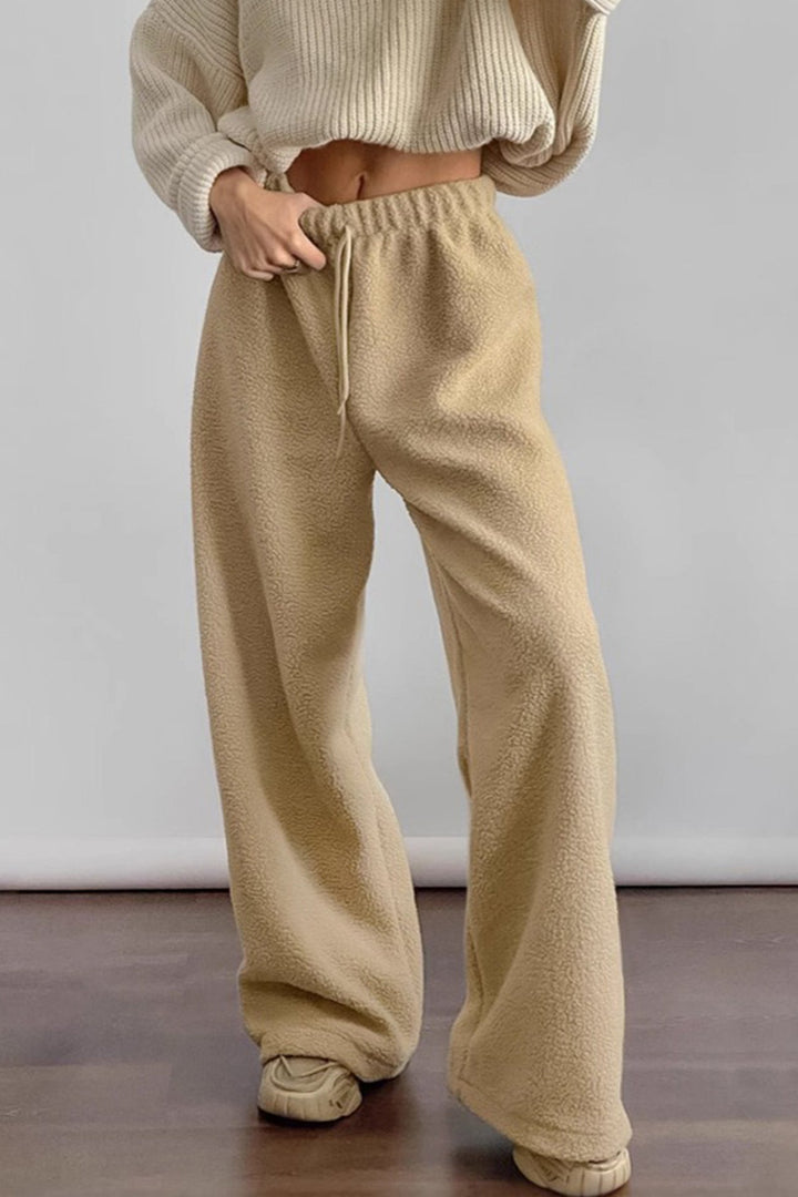 Stilla | Uni Bukser Af Fleece Med Elastisk Liv