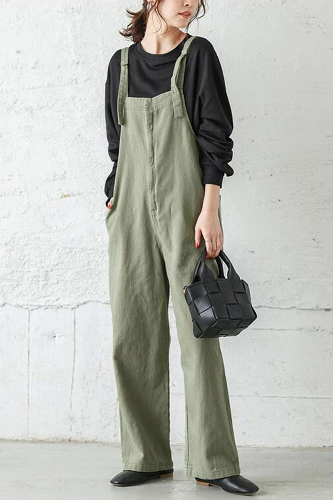 Stilla | Ensfarvede Jumpsuits Med Smalle Stropper