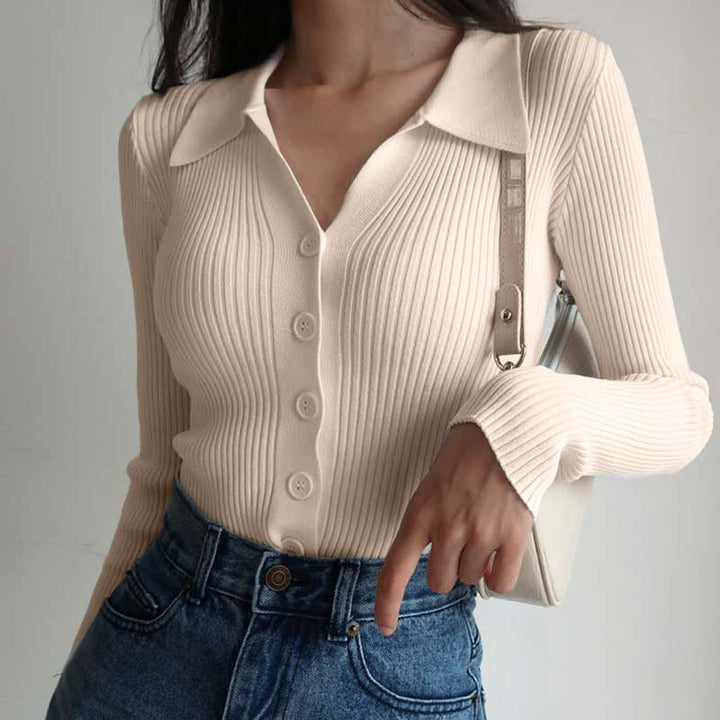 Stilla | U-Udskæring Kvinders Slim-Fit Top