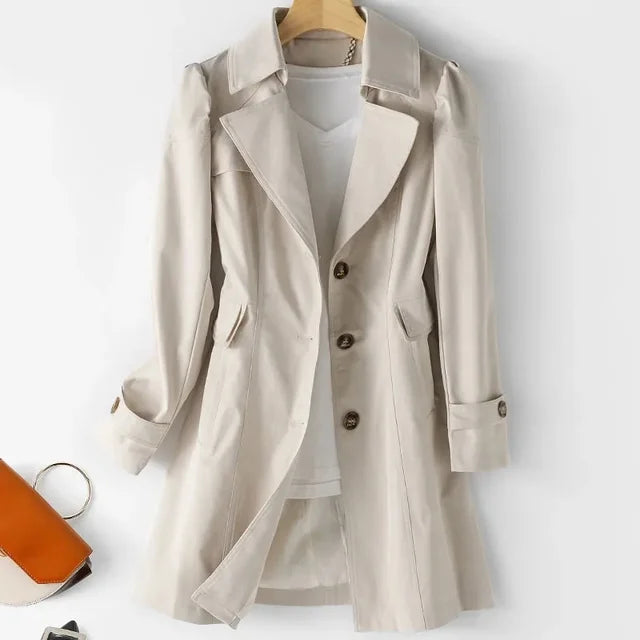 Skovae | Trenchcoat med enkeltknaplukning