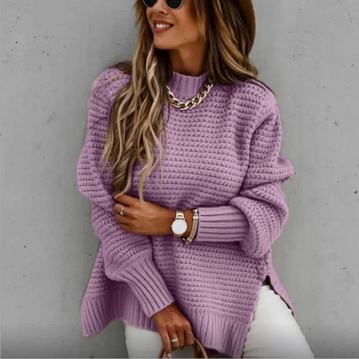 Stilla | Pullover med slidsstrik