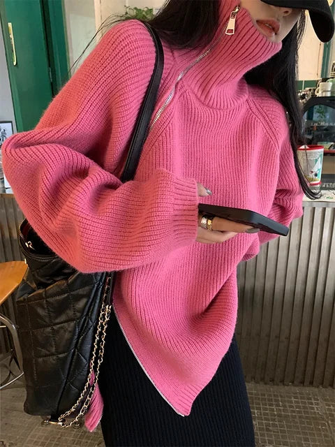 Stilla | Pullover med ståkrave