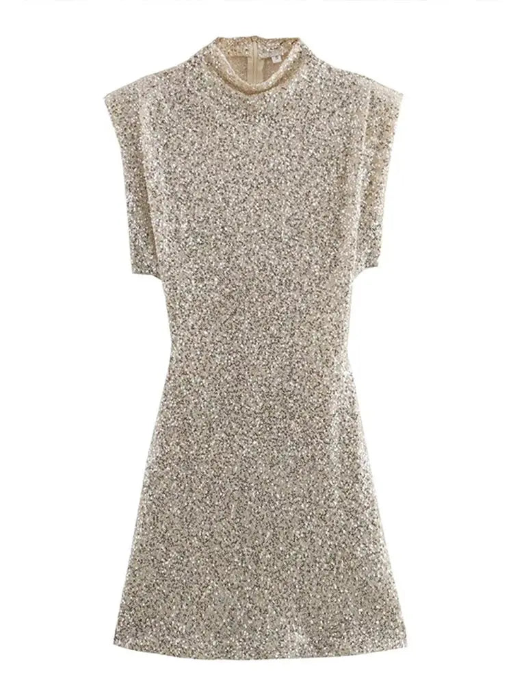 Stilla | Robe mini glitrende fra ModeGlamour