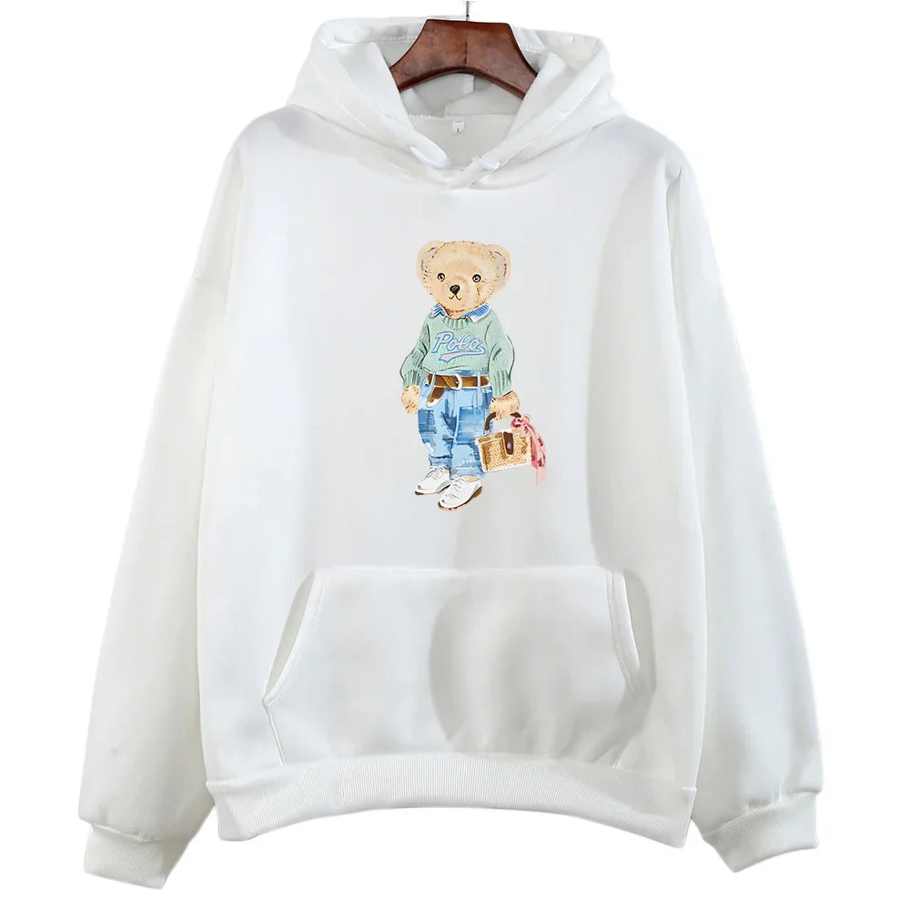 Stilla | Bamse Mønster Sweatshirt til Damer