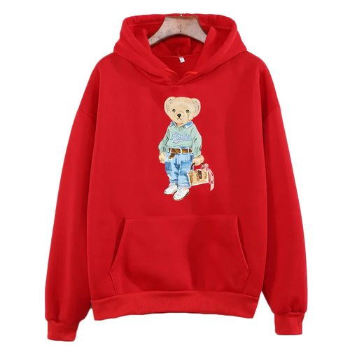 Stilla | Bamse Mønster Sweatshirt til Damer