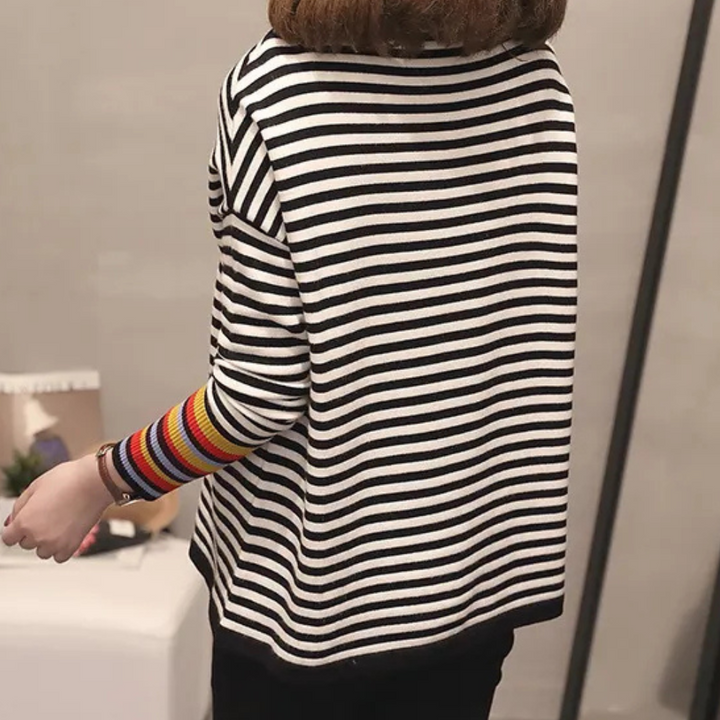 Stilla | Elegante Stribet Top til Kvinder