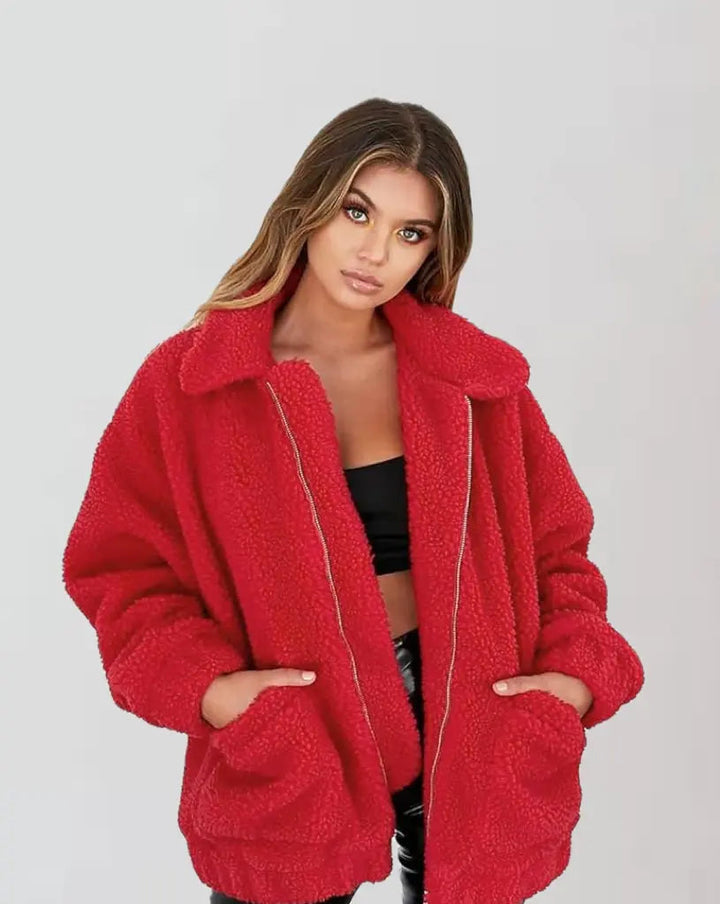 Stilla | Dame Teddy Fleecejakke Komfortabel og Trendy