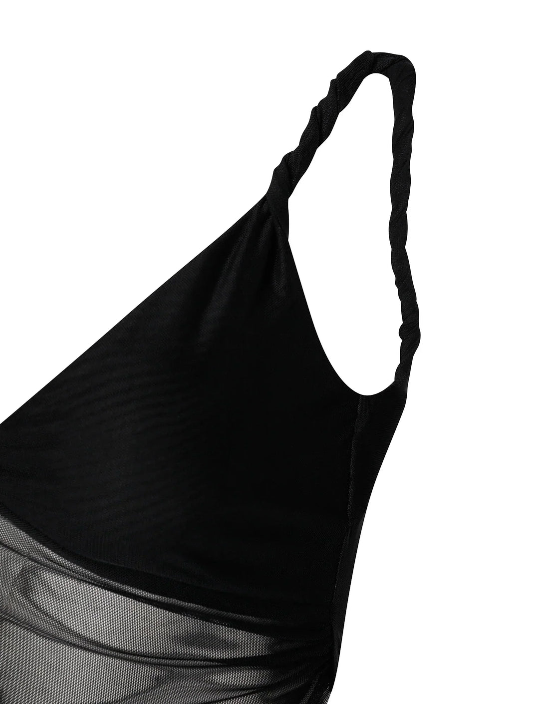 Stilla | Afslappet Sort Crop Top Med Nederdel