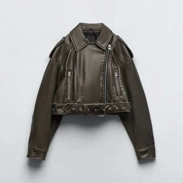Stilla | Moderne kort bikerjakke