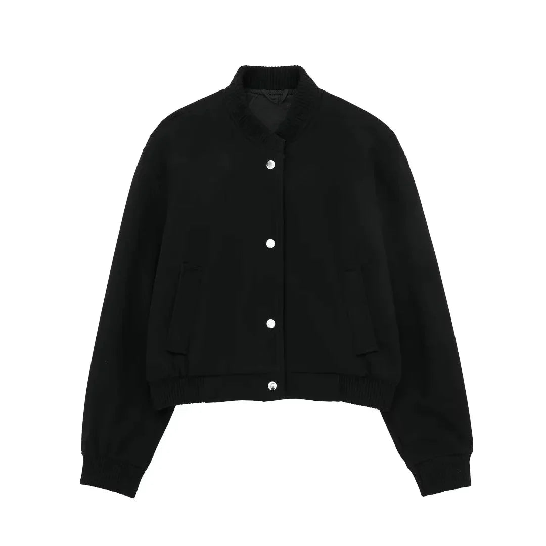 Stilla | Cropped Bomberjakke
