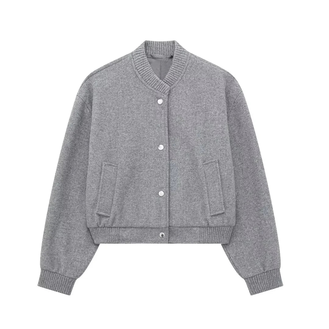 Stilla | Cropped Bomberjakke