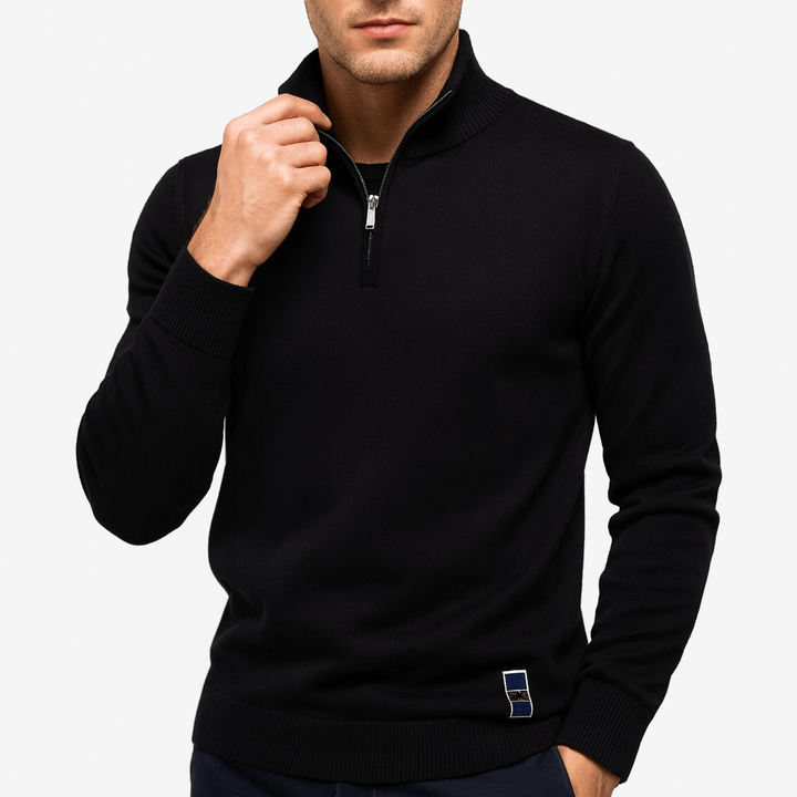 Stilla | Zip-Pullover med Stehkrave