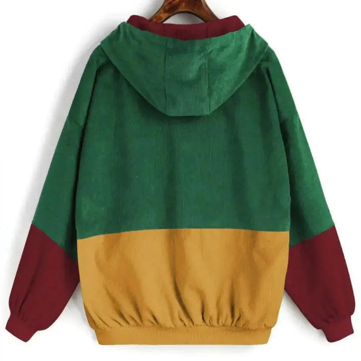 Stilla | Farve Corduroy Patchwork Jakke
