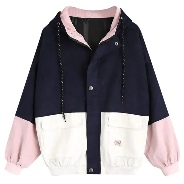 Stilla | Farve Corduroy Patchwork Jakke